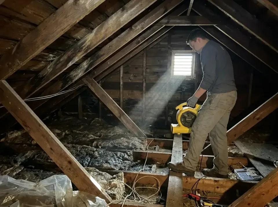 attic-water-damage-drying-proc-007 — frequently asked questions, Emergency Water Extraction & 24/7 Flood Response in Statesb…